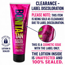 Snooki Bonita Tan Bronzer Indoor Outdoor Bronzing Tanning Bed Lotion CLEARANCE