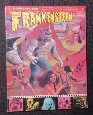 Rivista 1972 CASTLE OF FRANKENSTEIN #19 FN+ 6.5 Hammer Films ...