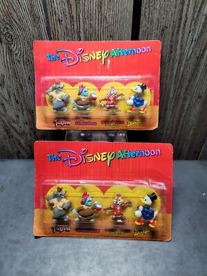 The Disney Afternoon Talespin Gummi Bears Chip 'N Dale Ducktales Figures 1991