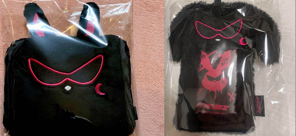 ATEEZ THE WORLD EP.FIN WILL Soundwave MITO Pouch Bag ＆trading