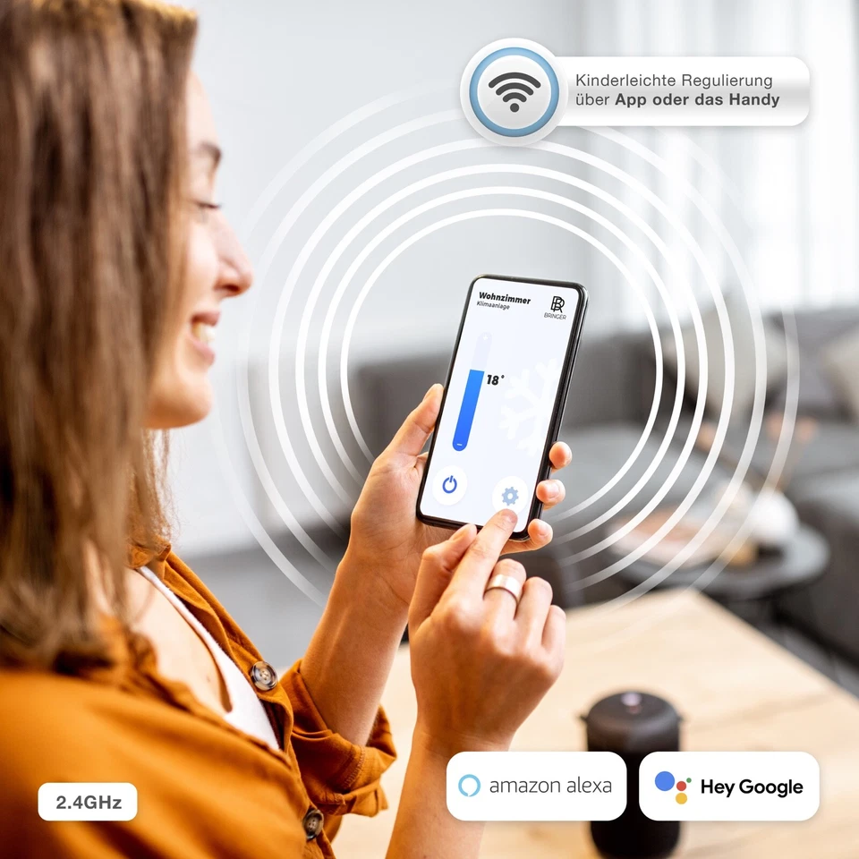 Bringer WIFI Thermostat für Steckdosen Heizungen Elektroheizung Infrarotheizung - Bild 2 von 2