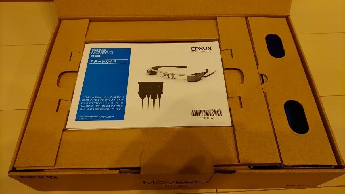 EPSON MOVERIO BT-30E Smart Glasses Organic EL Panel Monitor EPSON MOVERIO BT-30E Smart Glasses Organic EL Panel Monitor