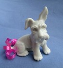 Skye Silky Scottish Terrier Augarten Austria dog 3" figurine marked