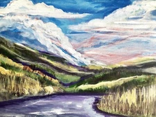 “Beyond the Wi-Fi II” Painting On Canvas