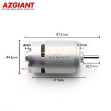 775 DC Motor 12V 24V Large Torque Tools Motor Double Ball Bearing 1600-12500RPM