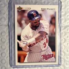 **ERROR CARD** 1992 Upper Deck Baseball Card #254- Kirby Puckett-Minnesota Twins
