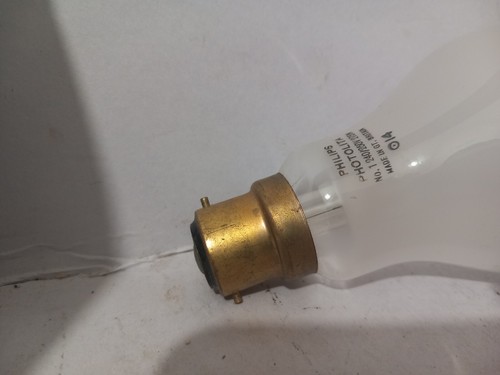 275w PHILIPS PHOTOLITA No. 1 PHOTOFLOOD Bayonet Light Bulb BC PEARL With Box - Picture 2 of 3