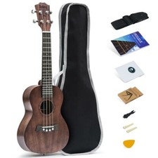 Batking Ukuleles Tenor 26'' Ukeleles Solid Top mahogany Tenor Uke Gig Bag Strap