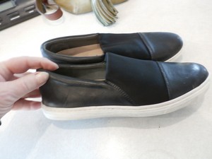 via spiga black slip on sneakers