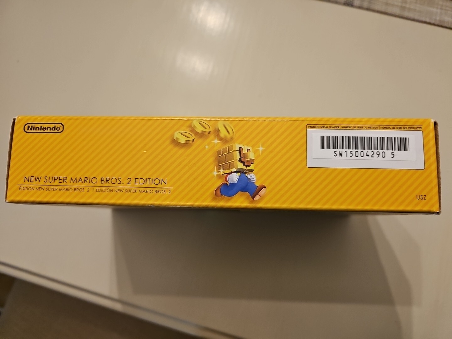 Nintendo 3DS XL Red Super Mario Bros 2 Gold Edition Console BRAND NEW