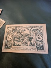 Banknote, Austria, Desselbrunn O.Ö. Gemeinde, 50 Heller, Texte, 1920