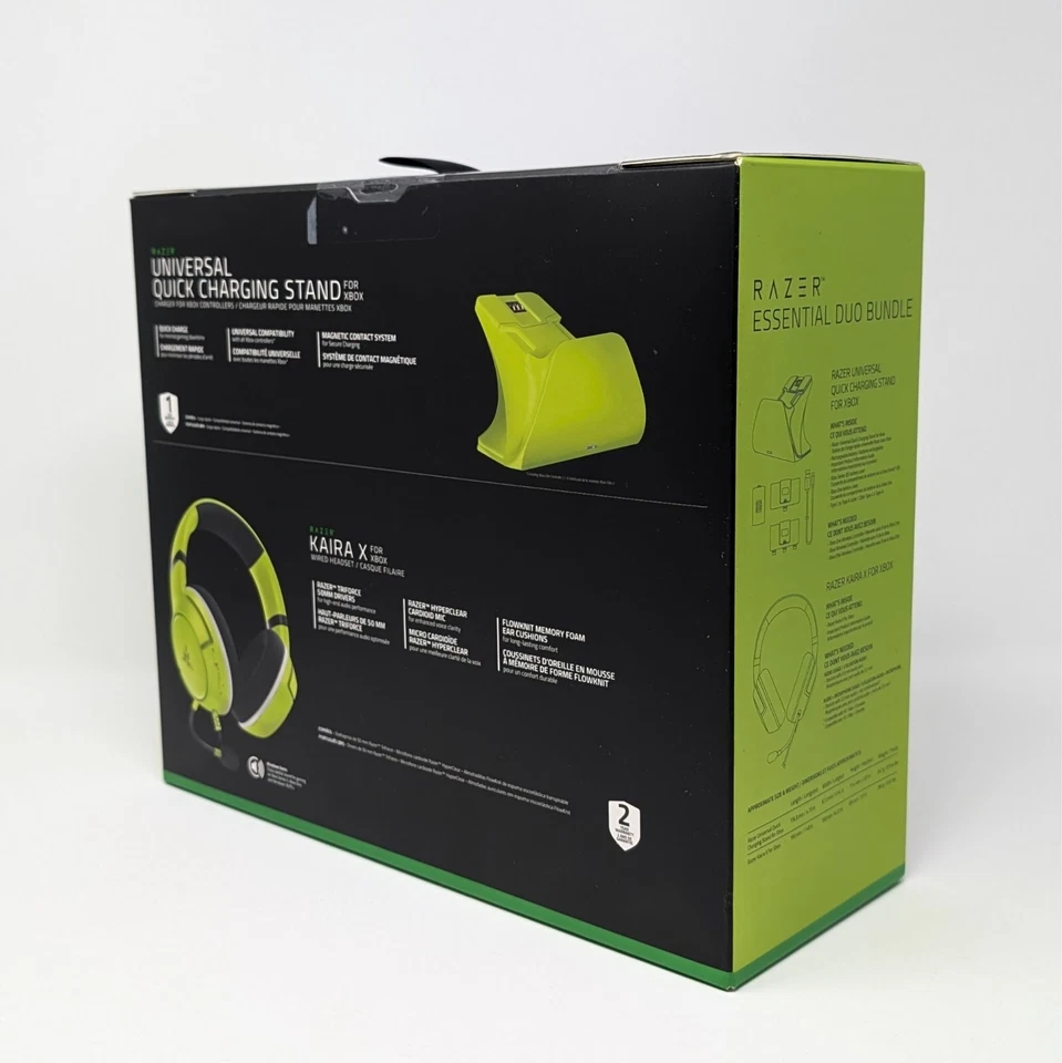 Razer Universal Quick Charging Stand + Kaira X Electric Volt Headset XBOX X S - Image 2 of 2