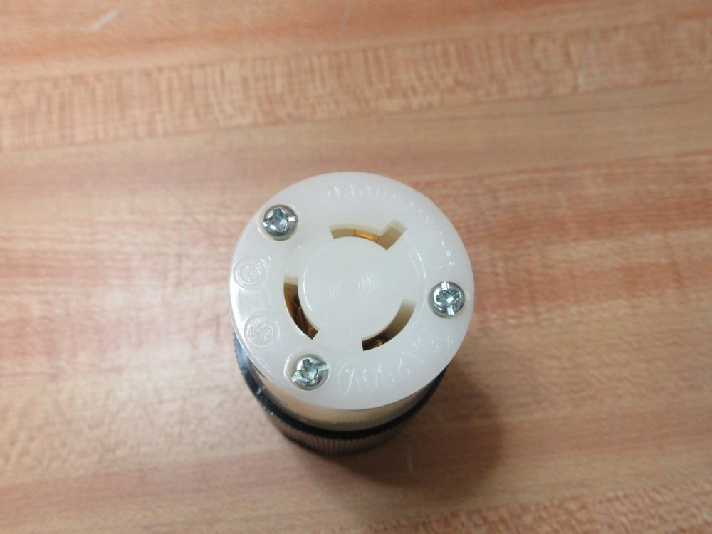 Hubbell HBL4579C Twist Lock Connector 15 Amp 250 Volt NEMA L6-15r