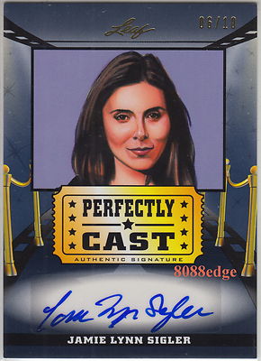 2014 POP CENTURY PERFECTLY CAST AUTO: JAMIE LYNN SIGLER #6/10