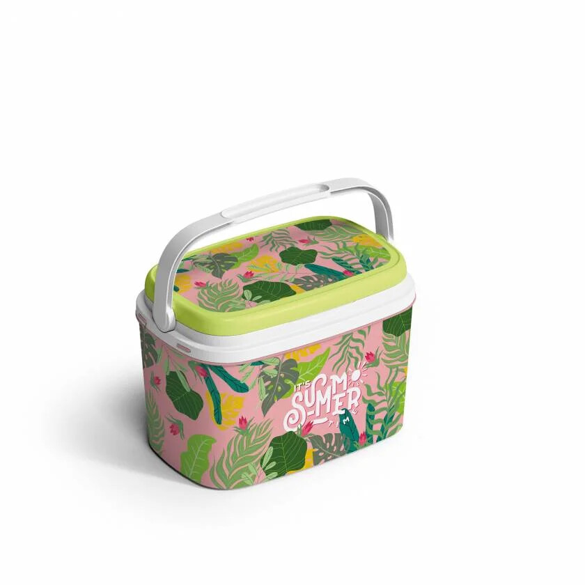 FRIGO PASSIVO PORTATILE BAULETTO TERMICO IN PLASTICA ANTIGRAFFIO 6 LITRI OUTDOOR