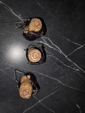 3 Empty dom perignon ROSE  Cork, NO Bottle Just Cork , 750 ML 