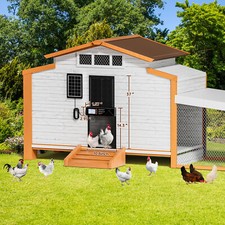 Automatic Chicken Coop Door with Anti Pinch/Timer/LED Screen/Light Sensor/USB