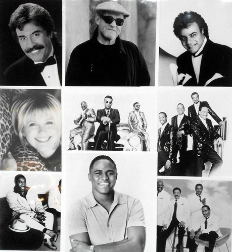 Lot of 9 Black & White 8x10 Celebrity Photos Tropicana Casino Atlantic City