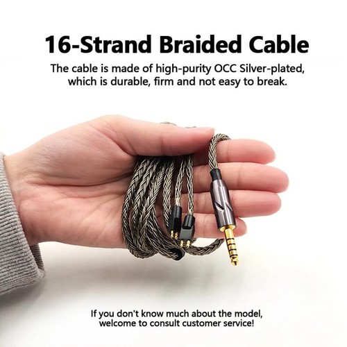 4.4mm 3.5mm 2.5mm to 2Pin 6N OCC Balanced Cable for FitEar MH334 MH334SR MH335DW - Picture 38 of 45