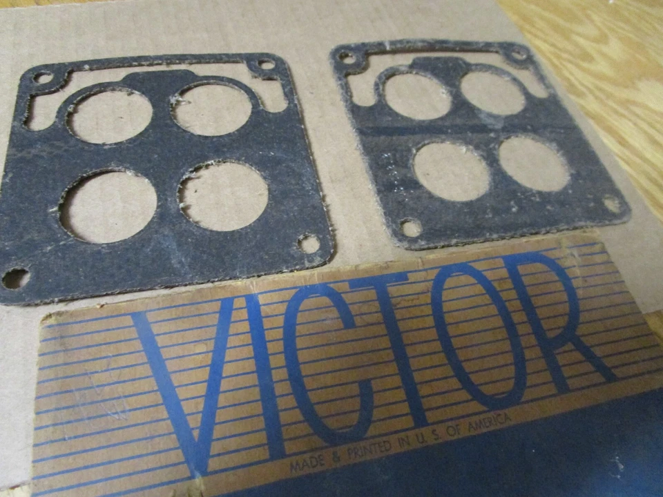 NOS Carburetor To Manifold Gaskets 1953 1954 Packard 8 Cavalier Caribbean 4 Bbl. - Image 4 of 4