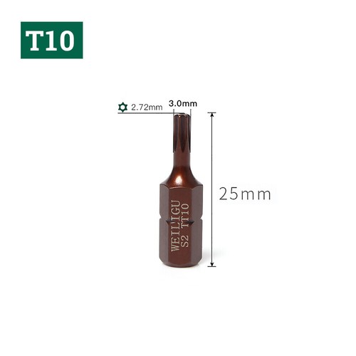 Magnetic Mini Screwdriver Bit Phillips Torx Slotted Hex Security Bits 1/4" Hex - Picture 39 of 45