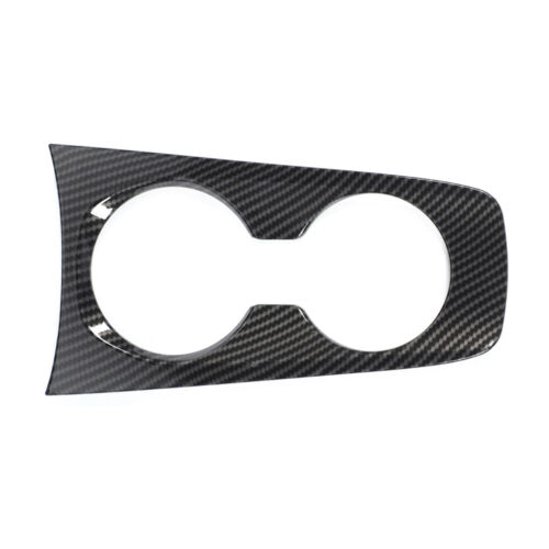 Console Water Cup Holder Panel Cover Trim For 2010-15 Chevy Camaro Carbon Fiber - Picture 7 of 8
