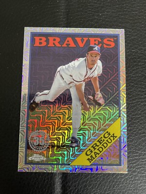 2023 Topps Series 2 Greg Maddux 1988 Chrome Silver Pack Atlanta Braves 2T88C-35