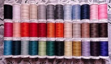 36 NEW different colors GUTERMANN 100 polyester sew-all thread 274 yard Spools