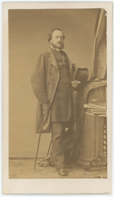 CDV Circa 1860. Porträt Eines Mannes Von Pierre Petit. Adel Zu Identifizieren.