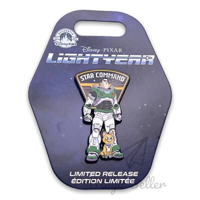Pixar Lightyear Star Command Buzz Lightyear Pin: Disney Parks   Limited Release