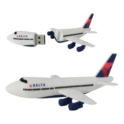 GENERIC Flash Drive Delta Airplane (2 Pack, 2GB each) 3.0 USB Sticks