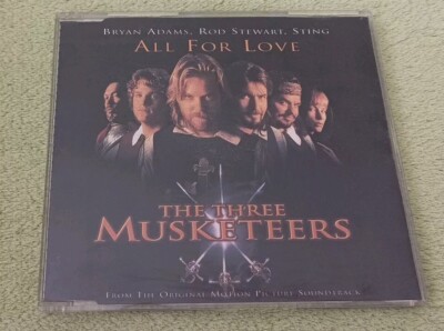 CD - Bryan Adams + Rod Stewart + Sting - All For Love (The Three Musketeers)