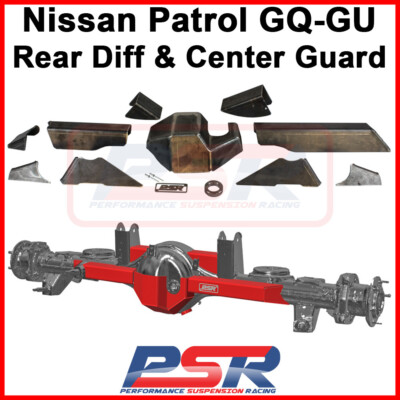 Suits Nissan Patrol GQ-GU Rear Diff Brace and Center Guard Set (H233 ...