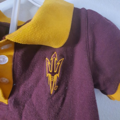Adidas Arizona Sun Devils NCAA Girls Size 6X Dress-Style Outfit Kids Burgundy - Picture 4 of 7