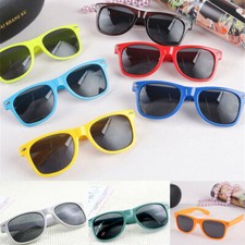 Sunglasses UV400 Boys Girls KIDS Shades Black Childrens Classic Vintage Holiday