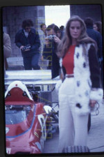 Spa Ferrari Sefac Pit Scene - 1972 Us Grand Prix Watkins Glen - Vtg Race Slide