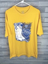 2016 NHL All Star Game Nashville Yellow Old Time Hockey Size Large T-Shirt