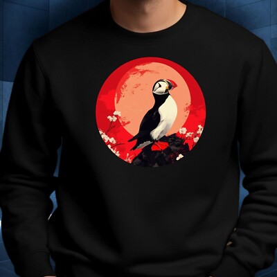 Parrot Bird Moon Sweatshirt Cosy and Perfect for Any Occasion S to 4XL