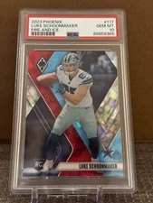 2023 Phoenix Football Luke Schoonmaker Fire and Ice GEM MINT 10 PSA POP 1 22/50