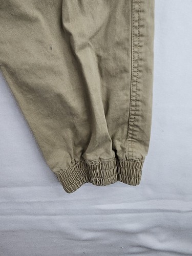 Chip & Pepper Mens Beige Distressed Cargo Pocket Elastic Cuff Pants Size 36 x 31 - Picture 4 of 8