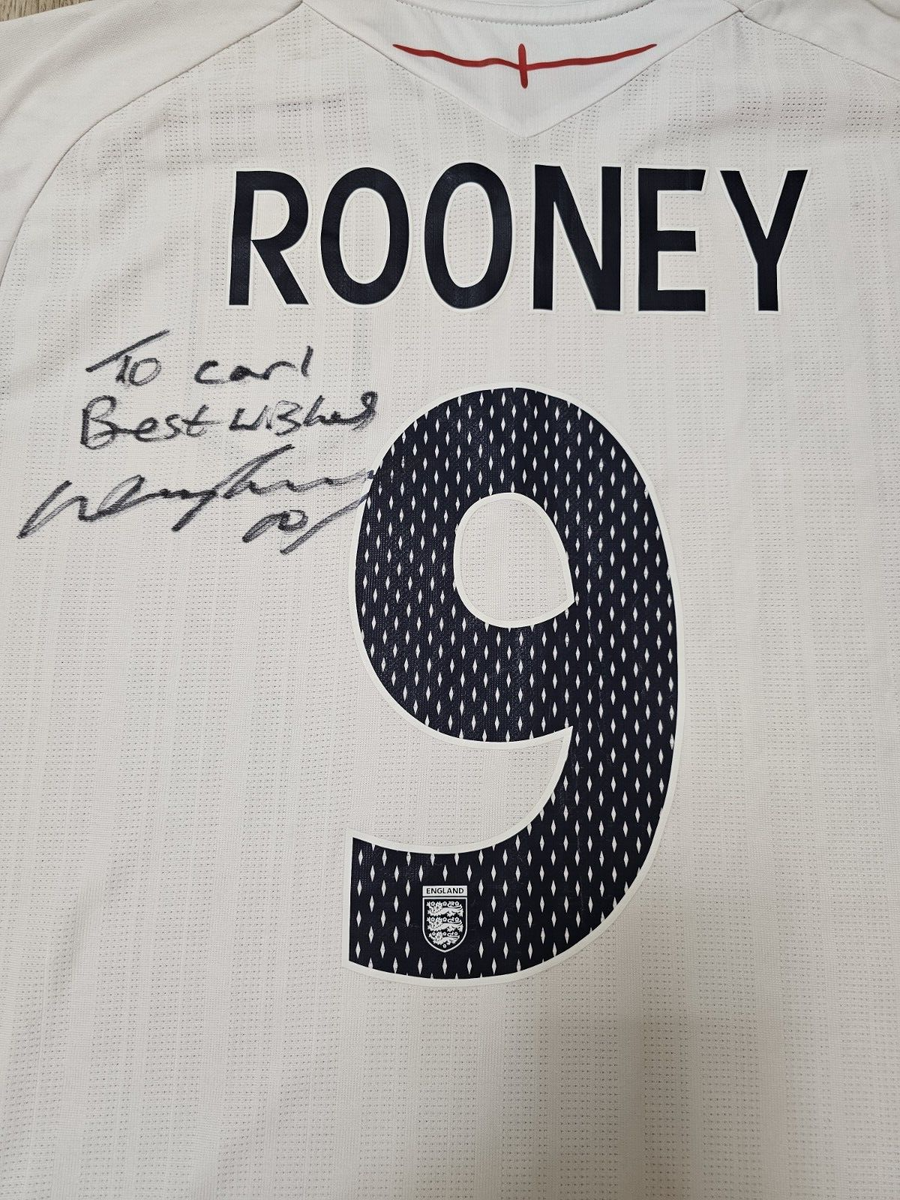 イングランド代表 Rooney シャツ ENGLAND 2009 2010 ROONEY HOME SHIRT FOOTBALL SOCCER JERSEY