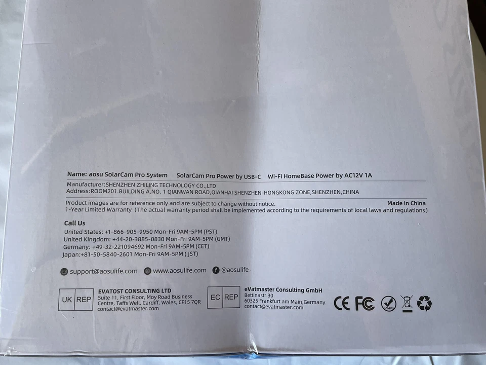 New🔥Solar & Battery Powered 2K QHD Wireless Home Security 4 Camera SystemOutdo - Image 2 of 3