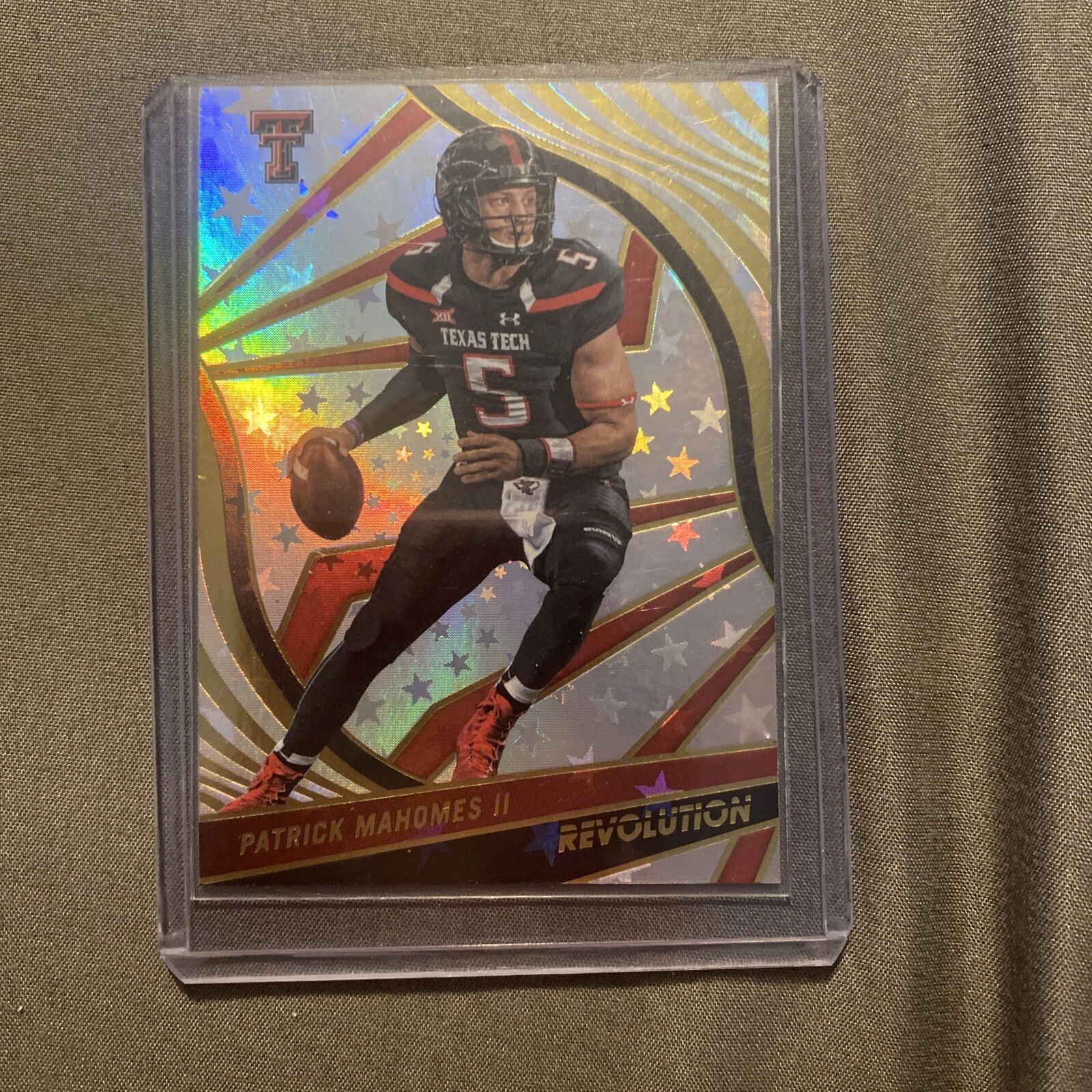 Patrick Mahomes trading card
