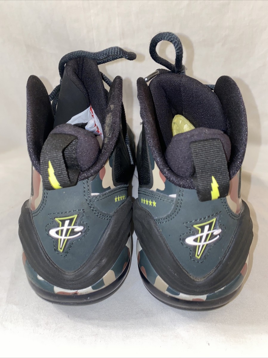 Nike Air Penny Hardaway V 5 Camo Black Green Volt 628569-307  display picture 3
