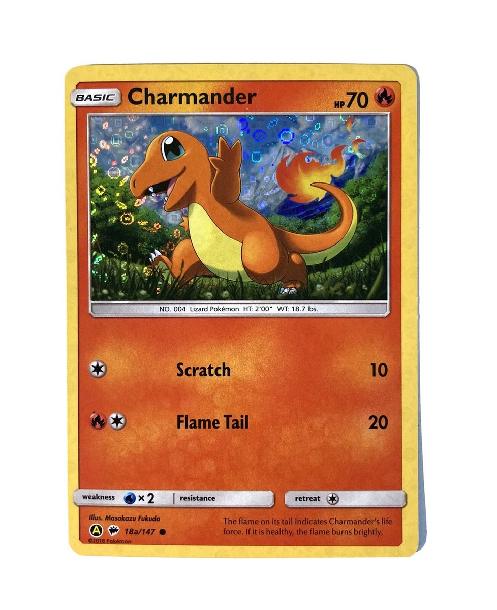 2018 pokemon cards 2018 Pokemon Charmander Card 18a/147 Holo Pokemon Card