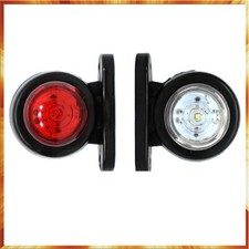 2x PositionLeuchte LED Weiss+Rot Begrenzungsleuchte 12V/24V LKW PKW Anhänger
