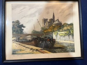 Notre Dame Lithograph | eBay