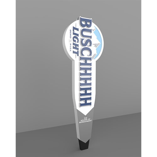 Rare Busch Light Beer authentic Keg tap handle For Farmers Light man