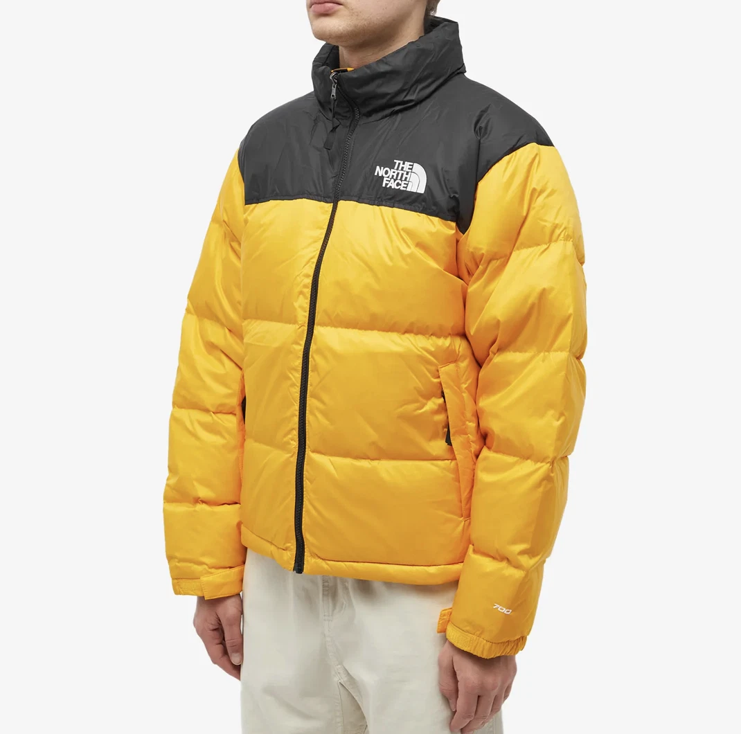 Men's 1996 retro nuptse jacket yellow cheap
