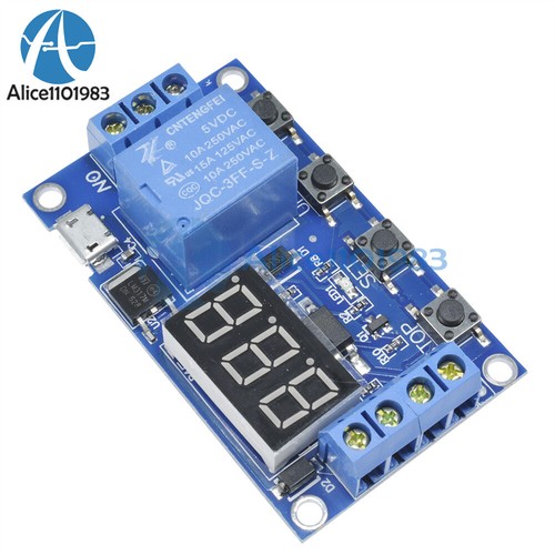 DDC-431 5V/12V LED Automation Delay Timer Controller Schalter Relais Modul Display - Bild 14 von 30